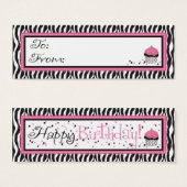 Tag cadeau Boutique Chic Skinny (Devant & derrière)