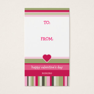 Tag cadeau de la Saint-Valentin