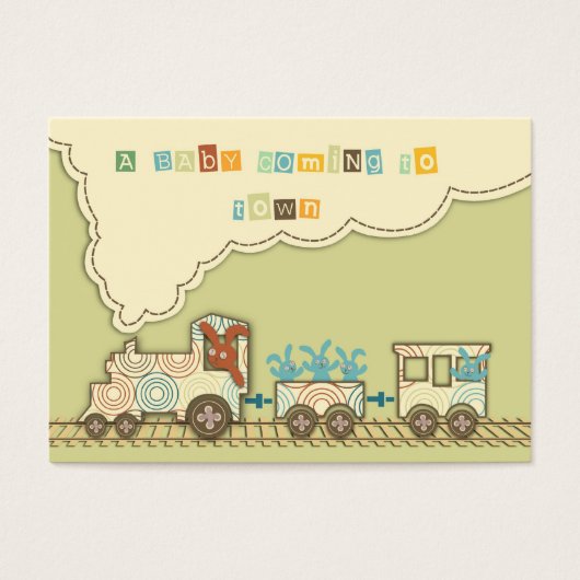 Tag cadeau du train Choo Choo (Devant)