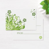 Tag cadeau - Fleurs sauvages (Bureau)