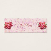 Tag cadeau Harmony rose (Dos)