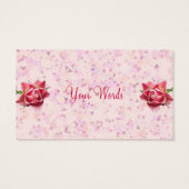 Tag cadeau Harmony rose (Dos)