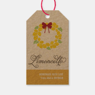 Tag cadeau Limoncello, étiquette de faveur, balise