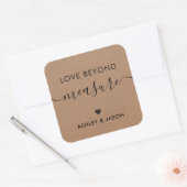 Tag Cadeau Love Beyond Measure, Étiquette Mariage, (Enveloppe)