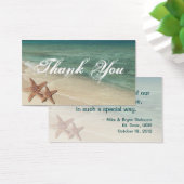 Tag Cadeau Merci de mer Starfish (Bureau)