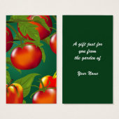 Tag cadeau tomates et cloches poivrons (Devant & derrière)