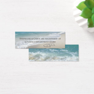Tag Coeurs pittoresques dans le sable Beach Weddin