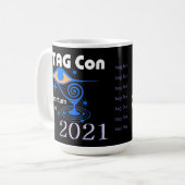 TAG Con 2021 - Mug noir classique (Devant gauche)