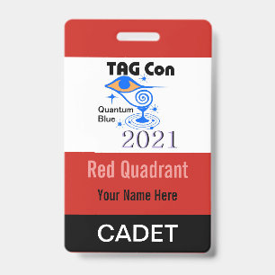 TAG Con 2021 - Rode Kwadrant - Cadet Badge