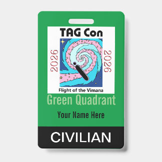 TAG Con 2026 - Groene Kwadrant - Burger Badge