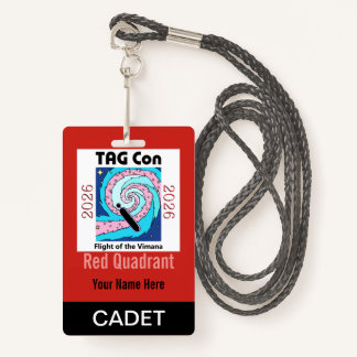 TAG Con 2026 - Red Quadrant - Cadet Badge
