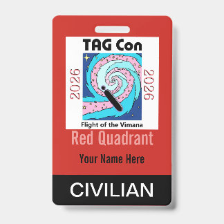 TAG Con 2026 - Rode Kwadrant - Burger Badge