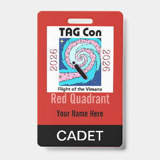 TAG Con 2026 - Rode Kwadrant - Cadet Badge