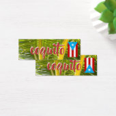 Tag Coquito Portoricain avec Drapeau (Bureau)