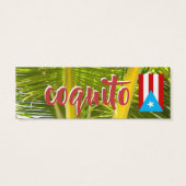 Tag Coquito Portoricain avec Drapeau (Dos)