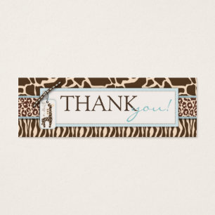 Tag de cadeau Safari Boy TY Skinny