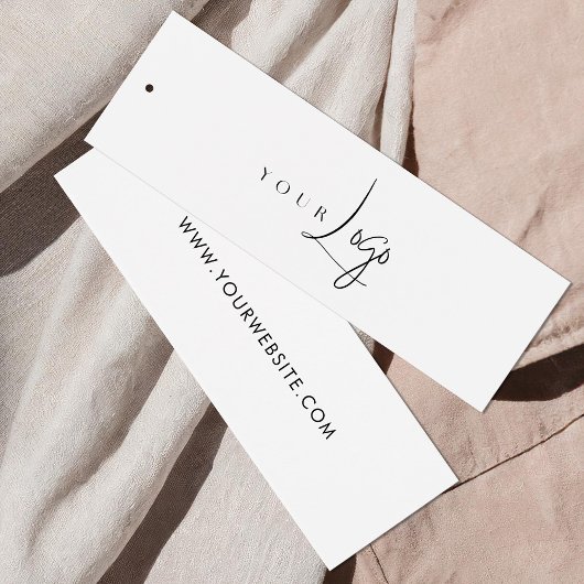 Tag de Étiquette du logo d'entreprise moderne