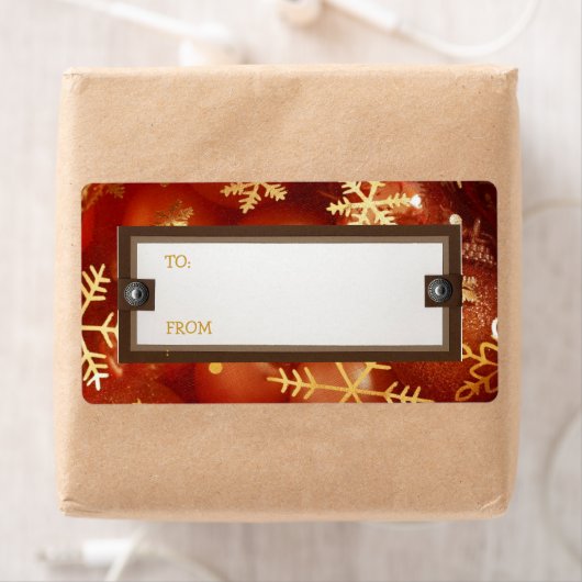 Tag de Noël Étiquettes (En situation)