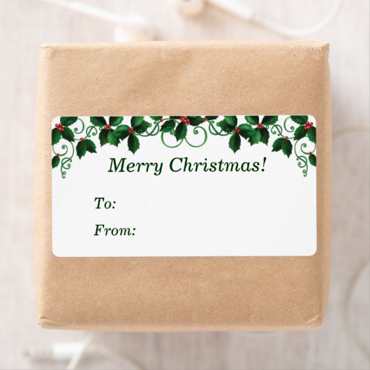 Tag de Noël Étiquettes (En situation)