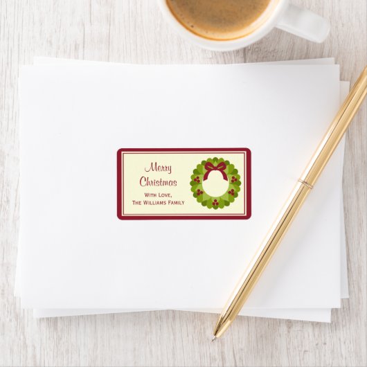 Tag de Noël Étiquettes (En situation)