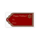 Tag de Noël Étiquettes (Devant)