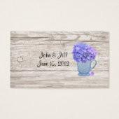 Tag de passe de Country Hydrangea (Devant)