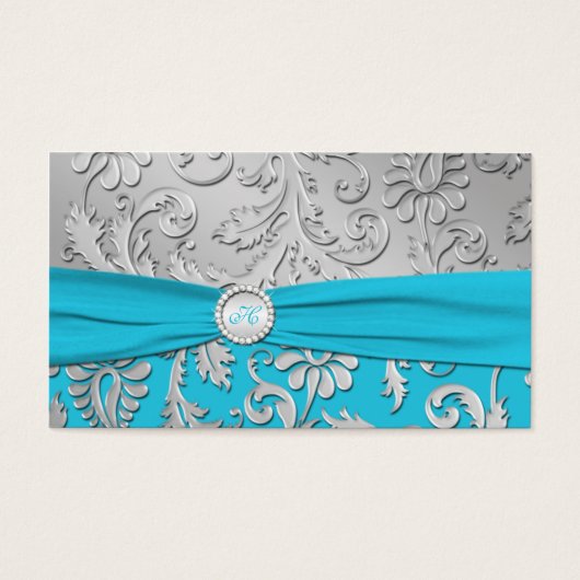 Tag de préférence Turquoise et Silver Mariage dama (Devant)