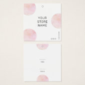 Tag de prix Carré des médias sociaux (Devant & derrière)