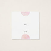 Tag de prix Carré des médias sociaux (Dos)