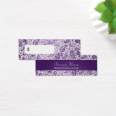 Tag de prix professionnel Mode Paisley Purple (Bureau)