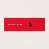 Tag de prix rouge simple et brillant (Devant)