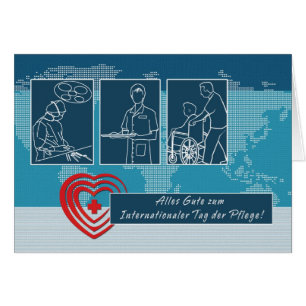 Tag der Pflege. Cartes de jour des infirmières en 