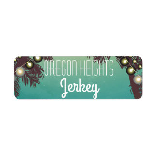 Tag Étiquette Beach Sunset de 2,25 po x 2,75 po