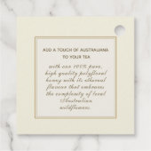 Tag Étiquette d'abeilles jaunes Apiary Hang (Dos)