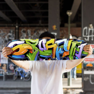 Tag Graffiti Skateboard Plateau de skateboard de