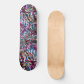 Tag Grafitti Patterned Skateboard (Recto)