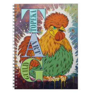 TAG Jij bent het . Klassieke speelkaarten Notitieboek