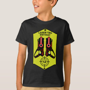 Tag laser Anniversaire de enfant 12 ans T-shirt