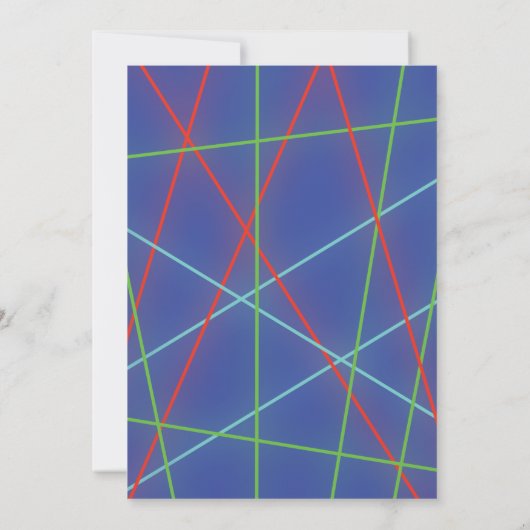 Tag laser Invitation d'anniversaire (Dos)