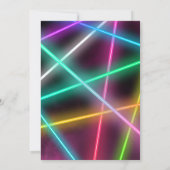 Tag laser Invitation d'anniversaire | Balise laser (Dos)