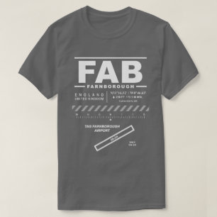 TAG London Farnborough Airport FAB T-Shirt