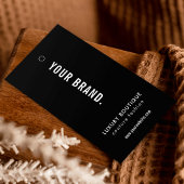 Tag minimaliste simple Vêtements Boutique Étiquett