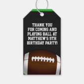 Tag pour les fans de football étiquette cadeau (Devant)