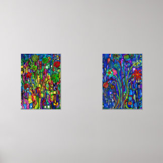 Tag und Nacht Muurkunst Sets