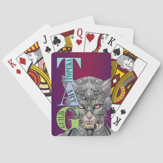 TAG Vous y êtes .  Cartes à jouer classiques (dos)