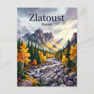 Taganay Nationaal Park Rusland Briefkaart