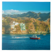 Taganga Bay Landscape, Colombia Tegeltje (Voorkant)