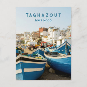 Taghazout Marokko Kustdorp Ansichtkaart Briefkaart