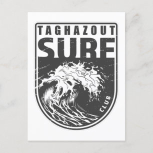 Taghazout Surf Club Marokko Emblem Briefkaart