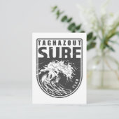 Taghazout Surf Club Marokko Emblem Briefkaart (Staand voorkant)